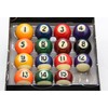 Set 15 Mini Magnetic Spots and Stripes Pool Balls