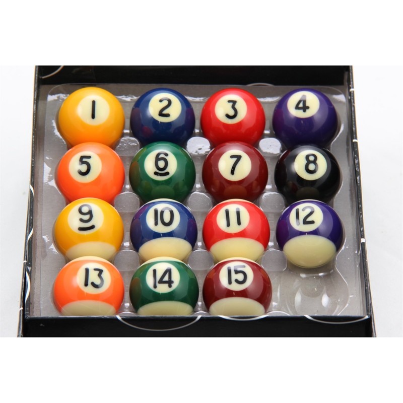 Set 15 Mini Magnetic Spots and Stripes Pool Balls