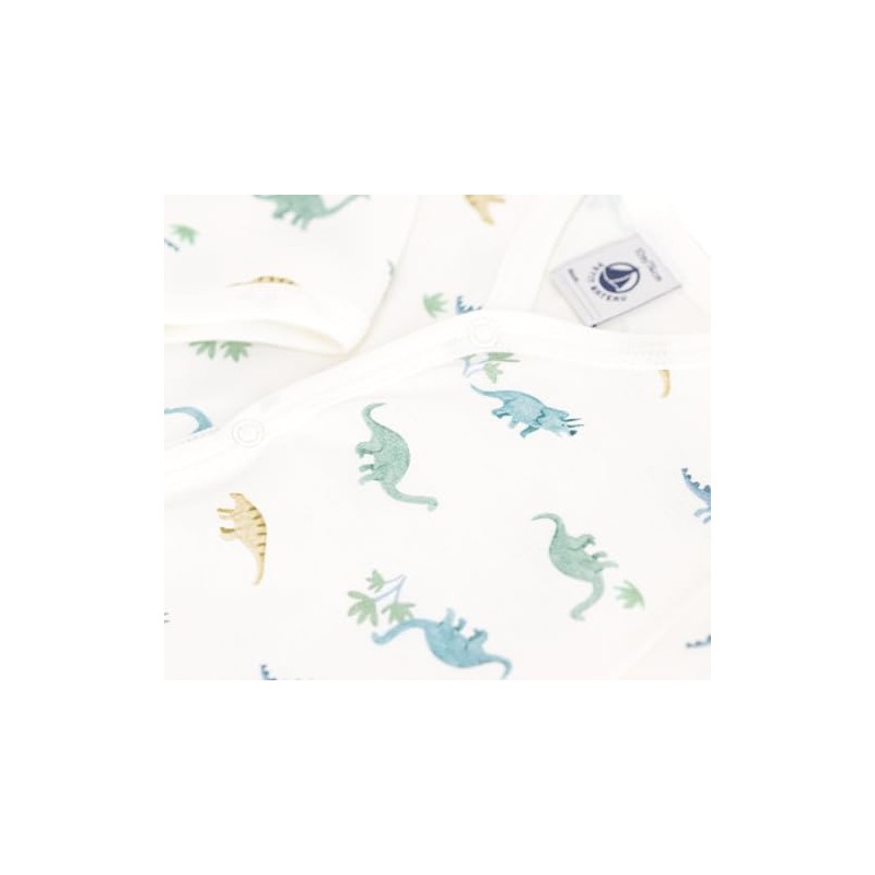 Petit Bateau Baby A0CSQ Sleep Well Without feet, White/Multicolor, 3