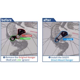 Direct Mount Derailleur Hanger for SPD-TH1 SPECIALIZED Green