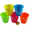 Toyrific Set Of 10 Mixed Colour Beach Buckets Wholesale Bulk