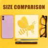 FINGERINSPIRE 20 Pcs Animal Painting Stencil with Brush 15x15cm Butterfly