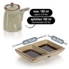 com-four® 2 Piece Sushi Serving Set - Ceramic Sauce Bowl