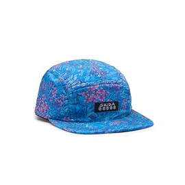 Skida 5 Panel Cap Outdoor UPF Sun Protection Wide Brim Camp Hat Running, Hiking, Golf, Pickleball, Beach Outings (US, Alpha, Small, Large, Ocean Blue)