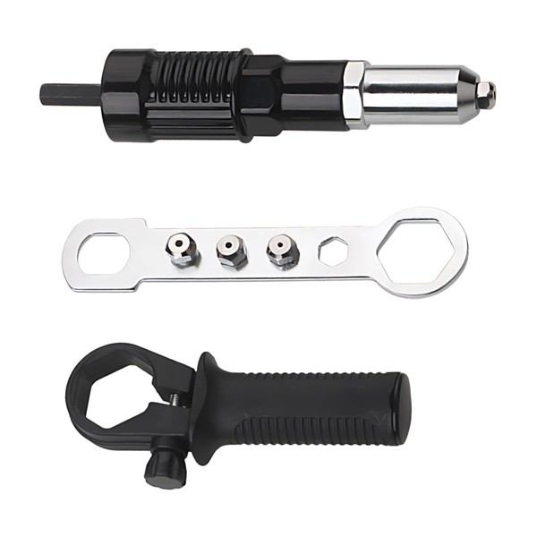 GAOLAOSY Pop Rivet Gun Adapter Kit, Cordless Electric Power Drill