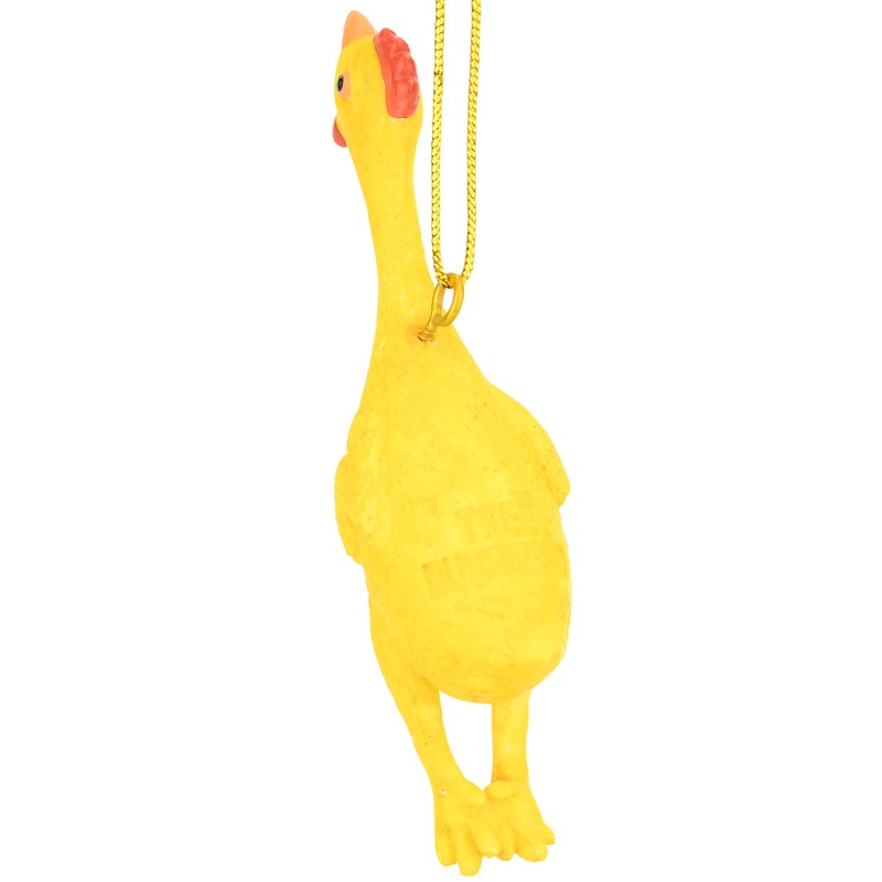 Tree Buddees Funny Rubber Chicken Christmas Ornaments