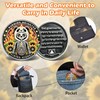 Leafence Sobriety Coin Panda Skeleton Design Sobriety Coin Recovery Addiction