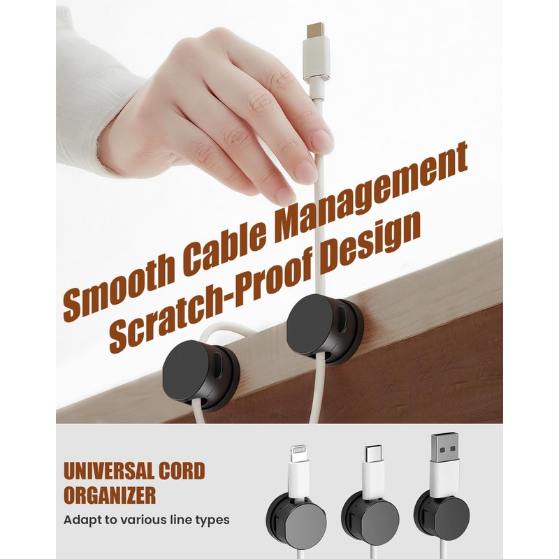 Magnetic Cable Holder Cable Management Cable Clips