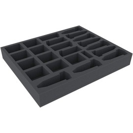 AVMEJE045BO Foam Insert Compatible with Scythe Legendary Box - 23 Compartments