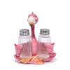Hodao Flamingo Figurines Decorations with Salt and Pepper Shaker Flamingo
