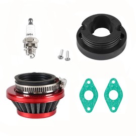 Cylemoto PZ13 13mm Carburetor Carb Air Filter Stack For 47cc 49cc Mini ATV Quad Dirt Pocket Bike Cag Mini Moto Moped Scooter Motocross Red