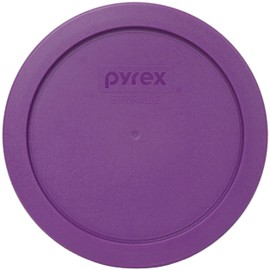 Pyrex 7201-PC Thistle Purple Round Plastic Food Storage Replacement Lid, Made in USA