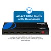 OREI 4K HDMI Matrix Switch with Downscaler & ARC –