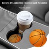 Basketball Absorbent Car Coasters,Cool Ceramic Cup Holders Coasters with a