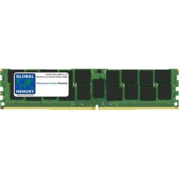 32GB DDR4 2666MHz PC4-21300 288-PIN ECC REGISTERED DIMM (RDIMM) MEMORY