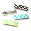 QinGoo Large Black Checker, Hair Clip, Hair Accessory, Stylish, Cute,