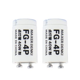 Maxar Electric FG-4P Glow Bulb, Light Tube, Pack of 2, For 40 W, P Type