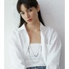Noessla - Collar largo de plata para mujer, diseño bohemio