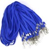 100 Pcs Blue Lanyards Bulk, Neck Strap Lanyard with Clip