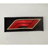 F1 RACING BLACK GOLD Iron on PATCH 1.5” H X