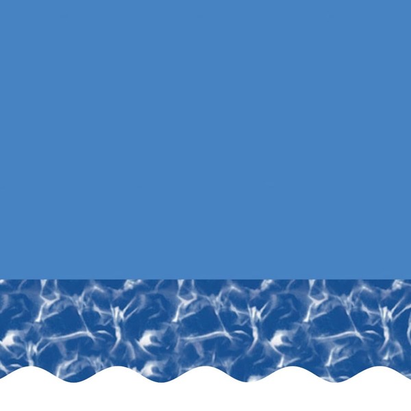 Smartline 15 ft Round Swimming Pool Liner | Swirl Bottom