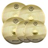 Low Volume Cymbal Pack,5 Pieces Set -14" Hi-Hats, 16" Crash,