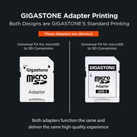 [10x High Endurance] GIGASTONE Industrial 8GB MLC Micro SD Card 2-Pack, Full HD Video Recording, Security Cam, Dash Cam, Surveillance Compatible 85MB/s, U1, with Adapter [5-Yrs Free Data Recovery]