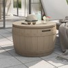 Benicabaly Versatile 3-in-1 Patio Storage Box for Outdoors, Seating and