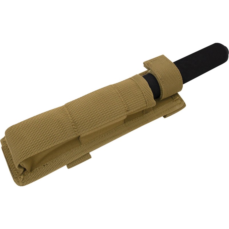Rothco Coyote Brown Long MOLLE Holder for Baton Pouch Bottom