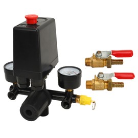 Air Compressor Pressure Switch Control Valve Accurate Control Easy Adjustment Pressure Switch with Union Ball Valve
