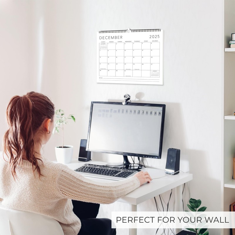 Beautiful 2026 Wall Calendar - Runs until December 2026 -