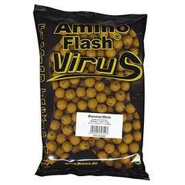 FTM Amino Flash Virus Boilie 16 mm Banana Corn 7200116 Boilies