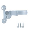 WellMade 1-3/8" Flat Back Wall Mount Chain Link Fork Latch