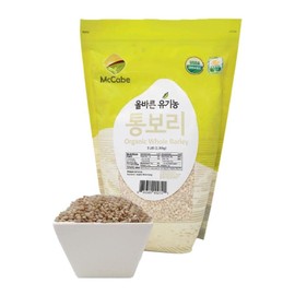 McCabe Organic Regular Pearled Barley - Pearled Barley Organic | Rich with Fiber & Minerals | USDA and CCOF Certified | Product of USA | 3Lbs (Pack of 3)
