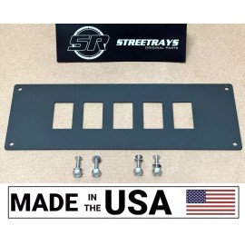 StreetRays [SR] V2 Center Dash Console Plate Panel 5x Rocker Switch FOR Yamaha YXZ 1000