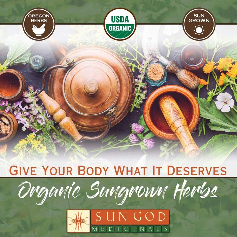 Sun God Medicinals Certified Organic Liquid Extract for Immune Support-Panacea,