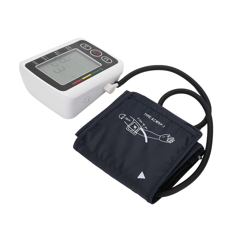 Electric Blood Pressure Monitor Digital Arm Sphygmomanometer With Voice Function