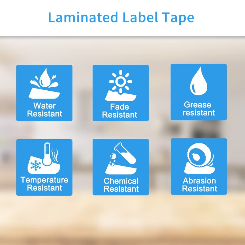 Unistar Compatible Label Tape Replacement for Brother TZe-231 PTouch Tapes