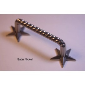 WESTERN STAR FOOT PULL SN WESTERN CABINET HARDWARE DRAWER PULLS TEXAS STAR KNOBS