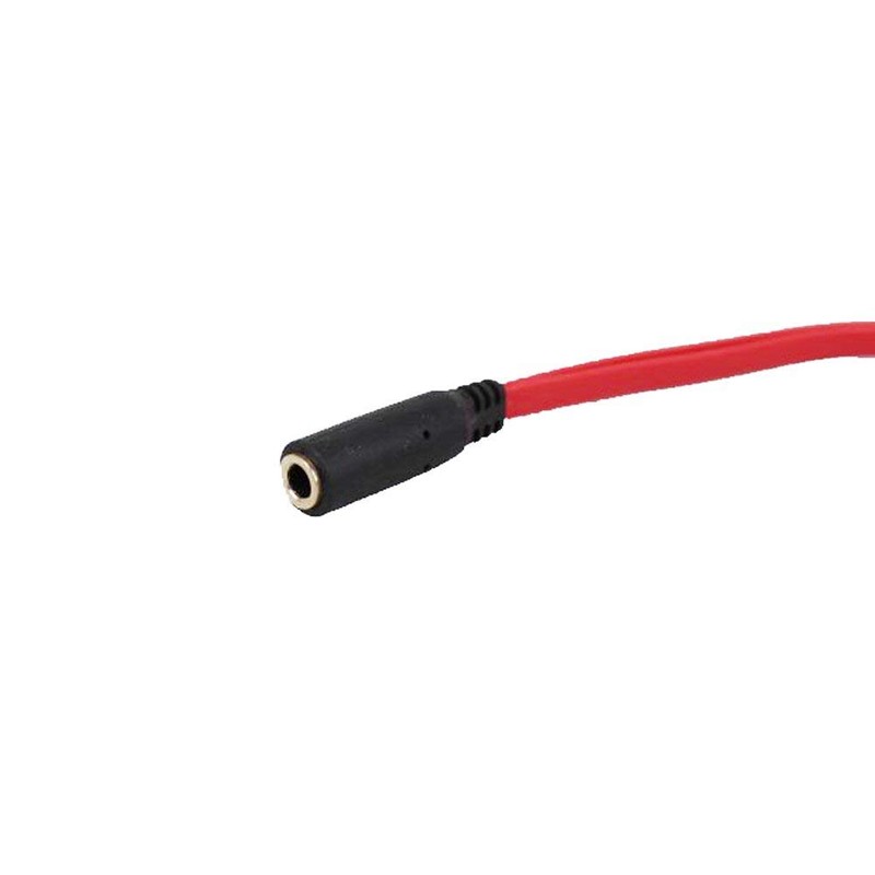 Terasako 3.5mm Female to 2 Male Gold Plated Headphone Mic