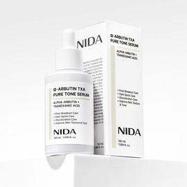 NIDA Alpha-Arbutin & TXA Brightening Serum – Fades Dark Spots, Evens Skin Tone & Boosts Radiance – Pure Glow Formula for Luminous Skin