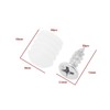 VGOL 50 Sets Plastic Hinge Dowel Inserts Kits for Cabinet