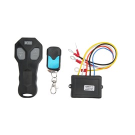 9‑30V 75ft Wireless Winch Remote Control Kit 434MHZ Receiver Waterproof Handset Switch for Car ATV Truck
