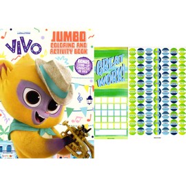 Vivo - Jumbo Coloring & Activity Books + Award Stickers and Charts