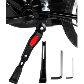 CYFIE Kids Bike Kickstand for 16 18 20 inch Wheel Adjustable Bicycle Kickstands Center Mount Bike Stand for 16 18 inch Kids Bike with 18 20 Inch Sub-Rod