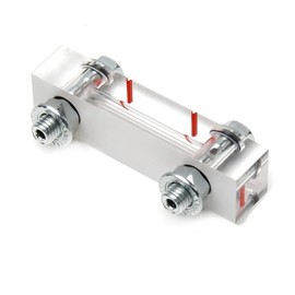 Othmro 1Pcs XYW-60 Flowmeter Acrylic Plexiglass Level Gauge Oil, Water, Liquid Level Display Flowmeters for Machinery, Power, Metallurgy, Shipping, Construction