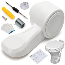 Xastro Upgraded RV Toilet Flush Pedal Replacement for Dometic 300/310/320/321 Foot Pedal Repair Complete Kit for Dometic RV/Camper Toilets