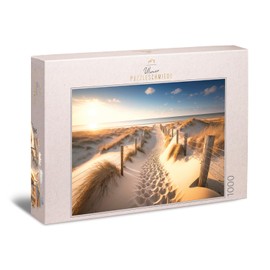 Ulmer Puzzleschmiede - 1000 Piece Landscape Puzzle "Baltic Sea Forever - The Gentle Way to the Beach Awakens the Longing for Life by the Sea - Premium 1000 Piece Puzzle Made in Germany