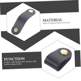 OSALADI 3sets Cord Keepers for Cables Cable Organizer Straps Sturdy Fastening Strip for Electronics Great for Home Office 5pcs*3