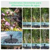 Bomba de Fuente Solar con 6 Boquillas, Fuente Solar Flotante,